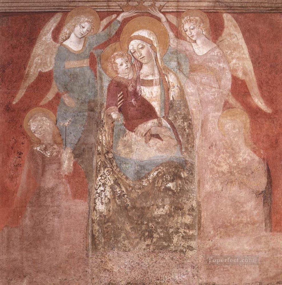 Madonna And Child With Angels Sienese Francesco di Giorgio Oil Paintings